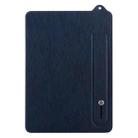 For Amazon Kindle Paperwhite 12th 2024 TPU Leather Back Tablet Case with Wristband(Dark Blue) - 2