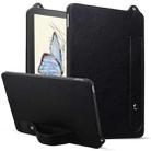 For Amazon Kindle Paperwhite 12th 2024 TPU Leather Back Tablet Case with Wristband(Black) - 1