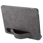 For Amazon Kindle Paperwhite 5 11th TPU Leather Back Tablet Case with Wristband(Grey) - 3