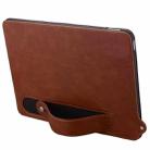 For Amazon Kindle Paperwhite 5 11th TPU Leather Back Tablet Case with Wristband(Brown) - 3