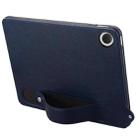 For Samsung Galaxy Tab A9 TPU Leather Back Tablet Case with Wristband(Dark Blue) - 3