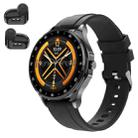 X20 1.43 inch IP67 Waterproof 2 in 1 Bluetooth Earphone Smart Watch(Black) - 1