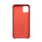 For iPhone 11 QIALINO Shockproof Top-grain Leather Protective Case(Orange) - 3