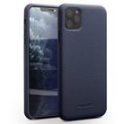 For iPhone 11 Pro QIALINO Shockproof Top-grain Leather Protective Case(Royal Blue) - 1