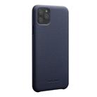 For iPhone 11 Pro Max QIALINO Shockproof Top-grain Leather Protective Case(Royal Blue) - 2