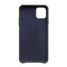 For iPhone 11 Pro Max QIALINO Shockproof Top-grain Leather Protective Case(Royal Blue) - 3
