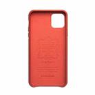 For iPhone 11 Pro Max QIALINO Shockproof Top-grain Leather Protective Case(Orange) - 3