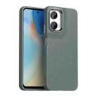 For Motorola Moto G35 5G Carbon Fiber Series IMD Phone Case(Grey) - 1