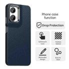 For Motorola Moto G35 5G Carbon Fiber Series IMD Phone Case(Blue) - 2