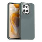 For Motorola Edge 50 Neo 5G Carbon Fiber Series IMD Phone Case(Grey) - 1