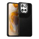 For Motorola Moto S50 5G Carbon Fiber Series IMD Phone Case(Black) - 1