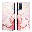 For Cubot P50 PT003 Marble Pattern Flip Leather Phone Case(Rose Gold) - 2