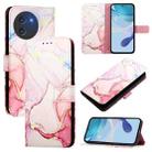 For Doogee Note 59 / Note 59 Pro PT003 Marble Pattern Flip Leather Phone Case(Rose Gold) - 1
