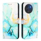 For Doogee Note 59 / Note 59 Pro PT003 Marble Pattern Flip Leather Phone Case(Green) - 3
