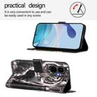 For Infinix Smart 10 4G Colored Drawing Pattern Plain Weave Leather Phone Case(Black And White Tiger) - 3
