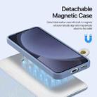 For Samsung Galaxy S25 5G DUX DUCIS Lawa Series 2 in 1 Wallet Zipper Detachable MagSafe Phone Case with Lanyard(Light Blue) - 3