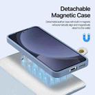 For Samsung Galaxy S25+ 5G DUX DUCIS Lawa Series 2 in 1 Wallet Zipper Detachable MagSafe Phone Case with Lanyard(Light Blue) - 3