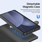 For Samsung Galaxy S25 Ultra 5G DUX DUCIS Lawa Series 2 in 1 Wallet Zipper Detachable MagSafe Phone Case with Lanyard(Black) - 3