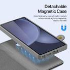 For Samsung Galaxy S25 Ultra 5G DUX DUCIS Lawa Series 2 in 1 Wallet Zipper Detachable MagSafe Phone Case with Lanyard(Grey) - 3