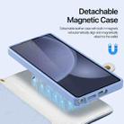 For Samsung Galaxy S25 Ultra 5G DUX DUCIS Lawa Series 2 in 1 Wallet Zipper Detachable MagSafe Phone Case with Lanyard(Light Blue) - 3