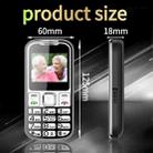 W26 Elder Keypad Phone, 2.2 inch, 6800mAh, 21 Keys, SOS, FM, Dual SIM, GSM, Plug:EU Plug(Black) - 2