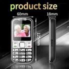 W26 Elder Keypad Phone, 2.2 inch, 6800mAh, 21 Keys, SOS, FM, Dual SIM, GSM, Plug:UK Plug(Black) - 2