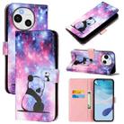 For Sharp Aquos Sense9 Plus Colored Drawing Pattern Plain Weave Leather Phone Case(Baby Panda) - 1