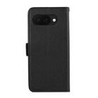 For Google Pixel 9a ABEEL Side-Magnetic Litchi Pattern Leather RFID Phone Case(Black) - 3