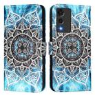 For Cubot A10 Colored Drawing Pattern Plain Weave Leather Phone Case(Undersea Mandala) - 2