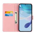 For Cubot A20 Colored Drawing Pattern Plain Weave Leather Phone Case(Baby Panda) - 3