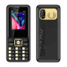 D63 Elder Keypad Phone, 1.77 inch, 3600mAh, SOS, FM, Dual SIM, GSM, Plug:EU Plug(Black) - 1