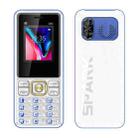 D63 Elder Keypad Phone, 1.77 inch, 3600mAh, SOS, FM, Dual SIM, GSM, Plug:EU Plug(Blue) - 1