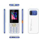 D63 Elder Keypad Phone, 1.77 inch, 3600mAh, SOS, FM, Dual SIM, GSM, Plug:EU Plug(Blue) - 2