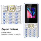 D63 Elder Keypad Phone, 1.77 inch, 3600mAh, SOS, FM, Dual SIM, GSM, Plug:EU Plug(Blue) - 3