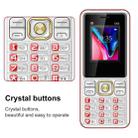 D63 Elder Keypad Phone, 1.77 inch, 3600mAh, SOS, FM, Dual SIM, GSM, Plug:EU Plug(Red) - 3