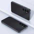 For Samsung Galaxy S24 FE 5G Ultra-thin Plain Skin Leather Phone Case(Black) - 2