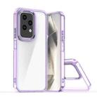 For Honor 200 Lite Global  Shine High Transparency Acrylic Phone Case(Purple) - 1