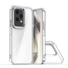 For Honor 200 Lite Global  Shine High Transparency Acrylic Phone Case(White) - 1