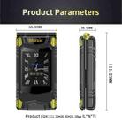 M7+ 4G Dual Screen Flip Elder Rugged Phone, 2.8 inch Inner, 2.4 inch Outer, 6800mAh Battery, 24 Keys, Flashlight, Network: 4G, Dual SIM, SOS, Plug:US Plug(Green) - 6