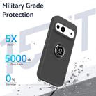 For Google Pixel 9 / 9 Pro Q Shadow 1 Series TPU + PC Phone Case with Ring(Black+Black) - 3