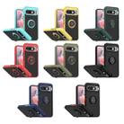 For Google Pixel 9 Pro XL Q Shadow 1 Series TPU + PC Phone Case with Ring(Yellow) - 2