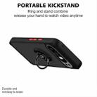 For Google Pixel 9 Pro XL Q Shadow 1 Series TPU + PC Phone Case with Ring(Black+Black) - 3