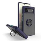For Google Pixel 6 Q Shadow 1 Series TPU + PC Phone Case with Ring(Royal Blue) - 1