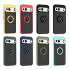 For Google Pixel 10 Pro XL Q Shadow 1 Series TPU + PC Phone Case with Ring(Black+Red) - 2