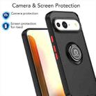 For Google Pixel 10 Pro XL Q Shadow 1 Series TPU + PC Phone Case with Ring(Black+Red) - 3