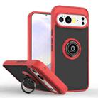 For Google Pixel 10 Pro XL Q Shadow 1 Series TPU + PC Phone Case with Ring(Red) - 1