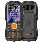 Q7+ 4G Elder Keypad Rugged Phone, 1.77 inch, 16800mAh, 21 Keys,  SOS, FM, Network: 4G, Dual SIM(Black) - 1