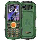 Q7+ 4G Elder Keypad Rugged Phone, 1.77 inch, 16800mAh, 21 Keys,  SOS, FM, Network: 4G, Dual SIM(Green) - 1