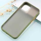 For iPhone 12 / 12 Pro Skin Feel Series Shockproof Frosted TPU + PC Protective Case(Army Green) - 3