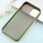 For iPhone 12 / 12 Pro Skin Feel Series Shockproof Frosted TPU + PC Protective Case(Army Green) - 4
